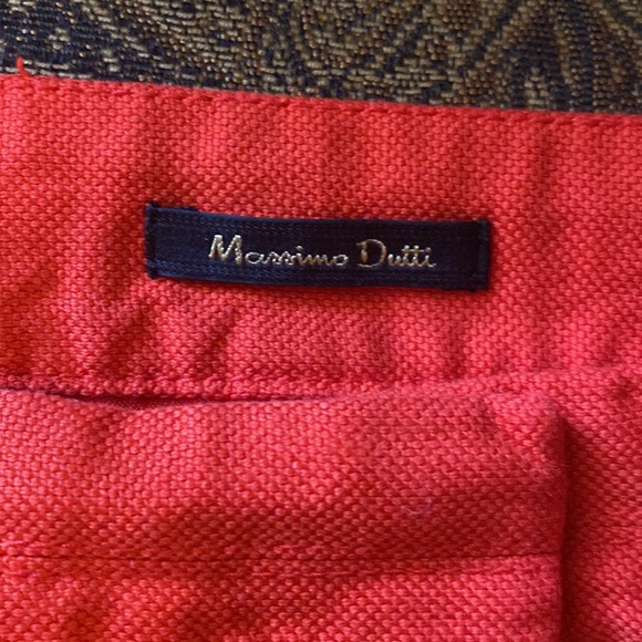 Massimo Dutti red orange skirt - Picture 2 of 8